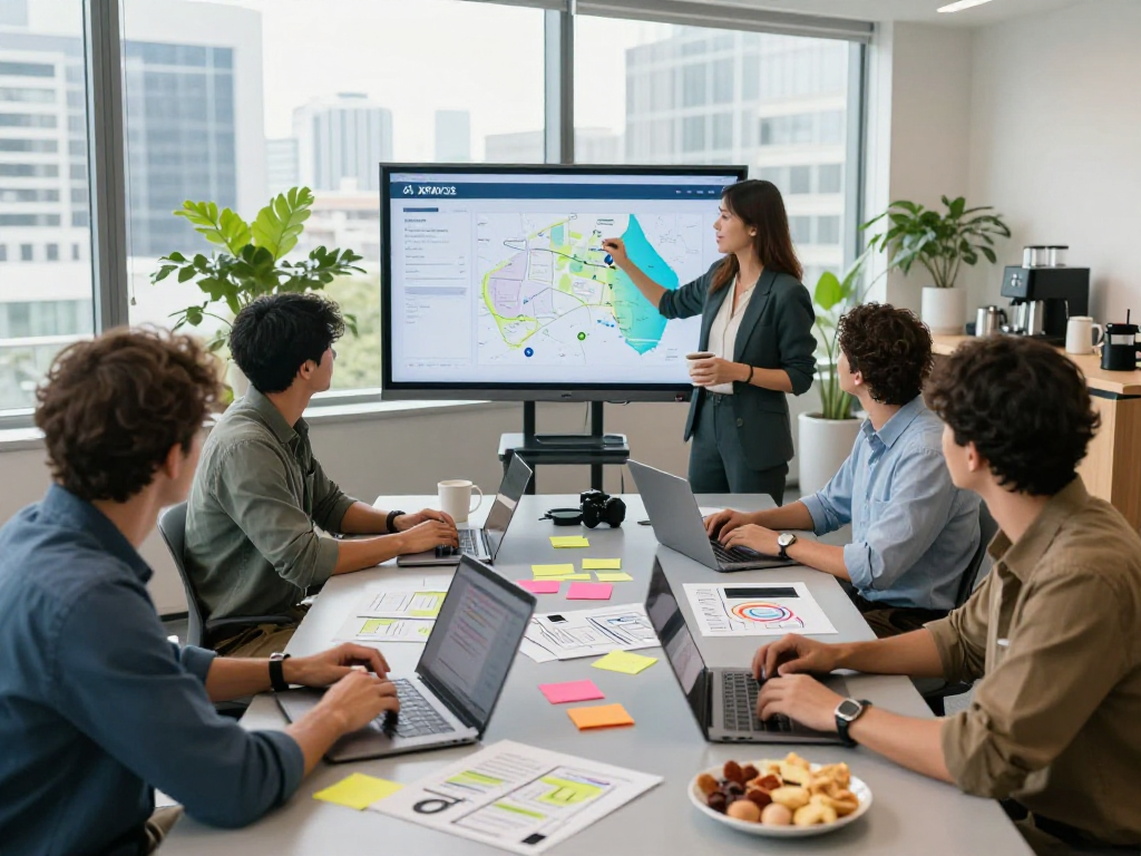 Team collaborating on XPAY33 australia strategies in a modern workspace
